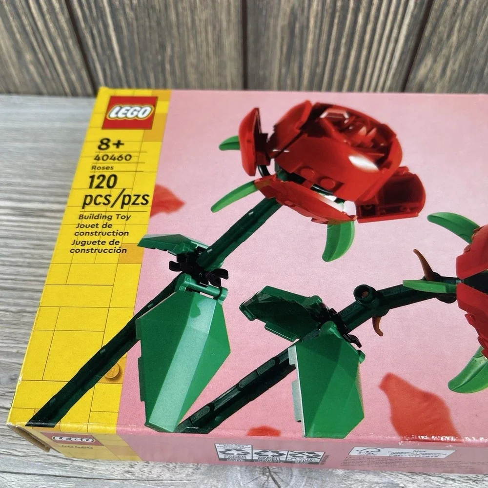 Valentines Day LEGO Flowers: Roses (40460) New Sealed